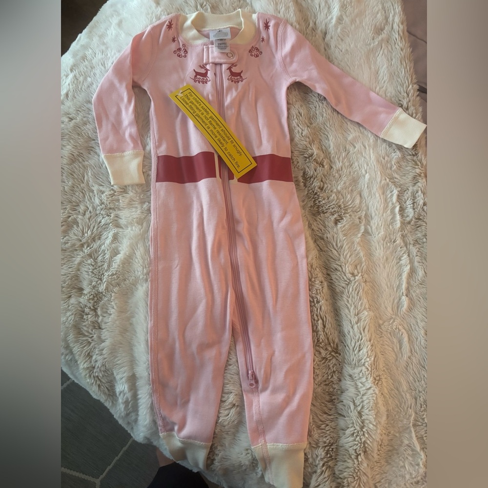 Pink Kids One Piece Pajama Hanna Andersen